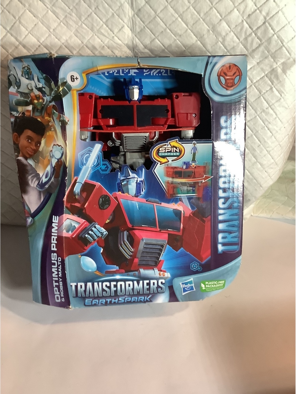 Transformers Earthspark Optimus Prime Action Figure Toy